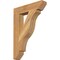 Ekena Millwork Funston Slat Rough Sawn Bracket, Western Red Cedar, 4"W x 20"D x 28"H BKT04X20X28FST06RWR - alternate 1